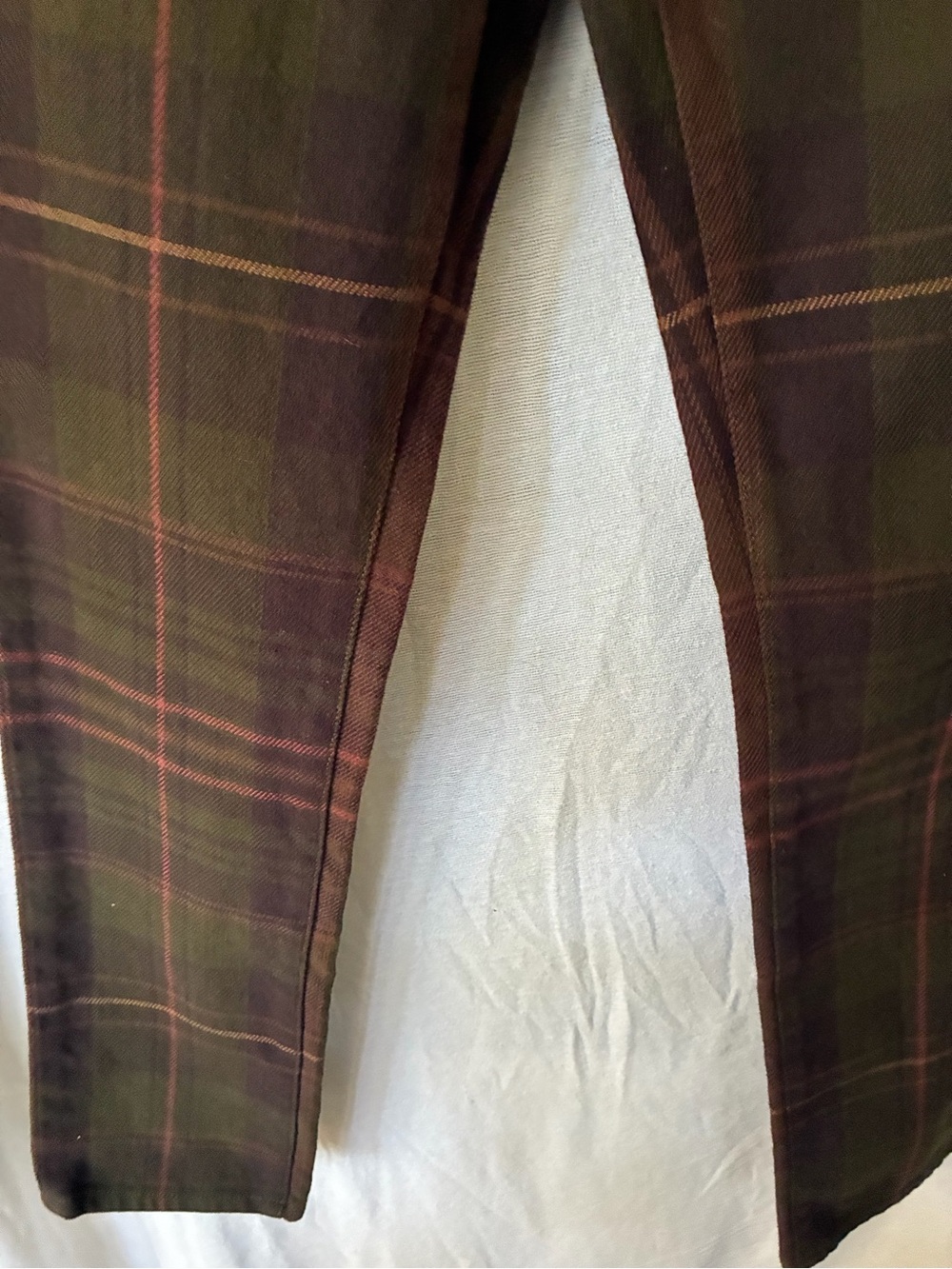 RL Ralph Lauren Plaid Slim Fit Denim- Size 6 Women’s - Picture 2 of 9